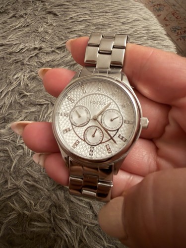 Fossil damen armbanduhr silber - damen,
