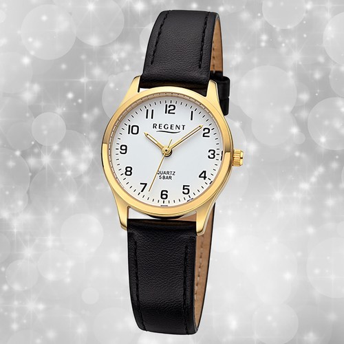 Armbanduhr leder schwarz - armbanduhr,