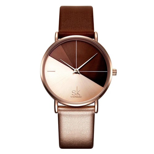 Luxus damen uhr rindsleder - uhr,