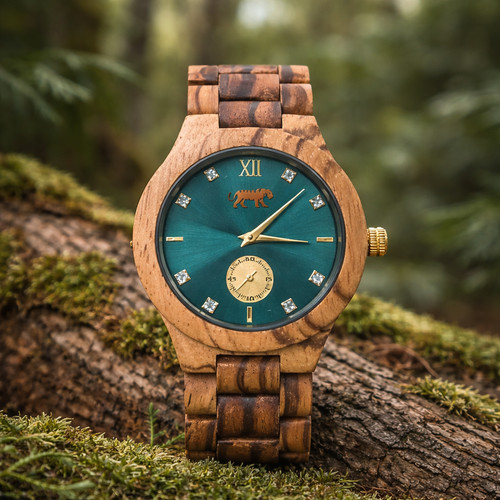 Holz herren damen armbanduhr - damen,