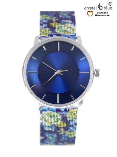 Damen armbanduhr floral blumen - armbanduhr,