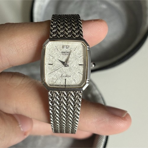 Seiko exceline uhr silberquarz - exceline,
