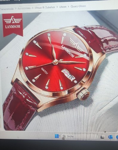 Damenarmbanduhr armbanduhr rot - armbanduhr,
