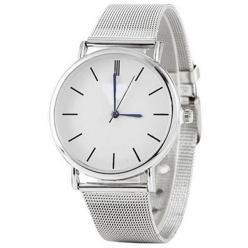 Damen armbanduhr silber luxus - damen,